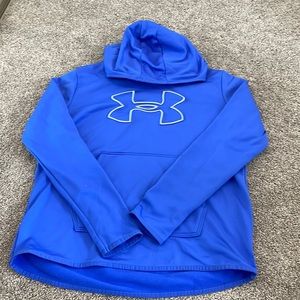 Under armor blue hoodie size medium